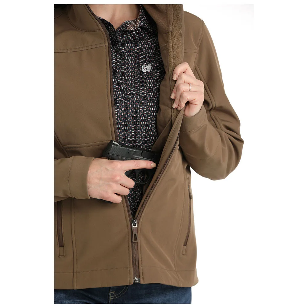 MAJ9866030 Cinch Women's Carry Conceal Bonded Jacket - Brown