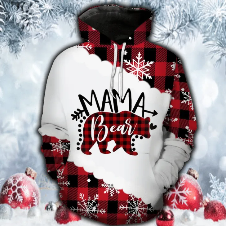 Mama Bear Christmas Christmas Hoodie