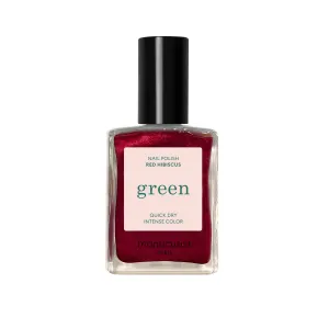 MANUCURIST - Green Nail Polish - Red Hibiscus