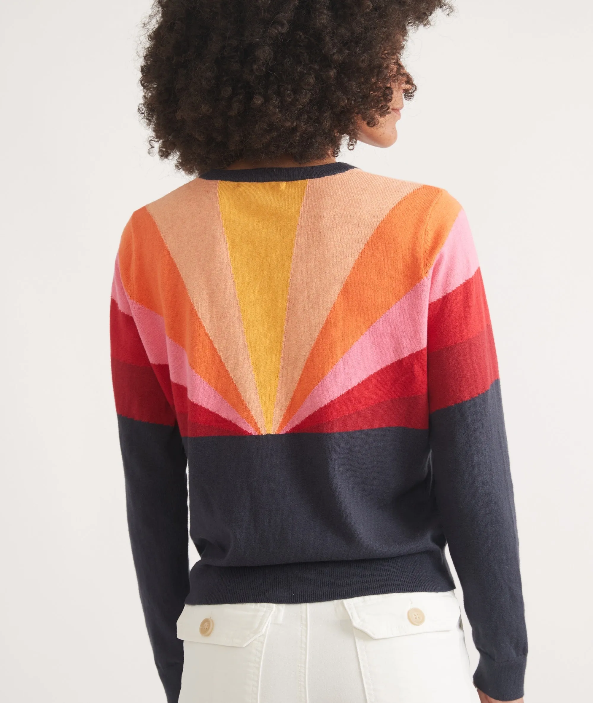 Marine Layer Icon Sweater in Navy Sunset