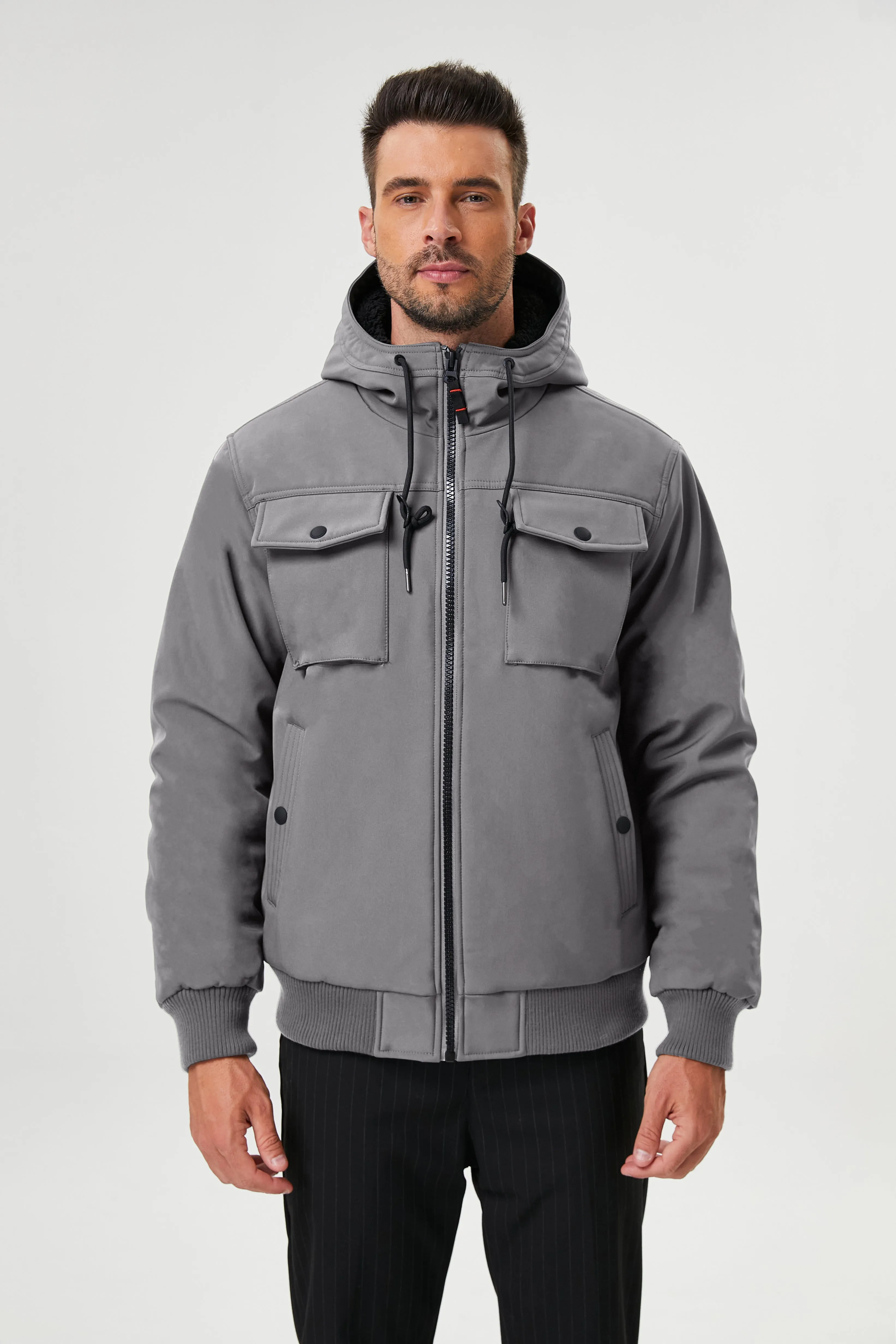 Marine Sherpa Lined Softshell Bomber