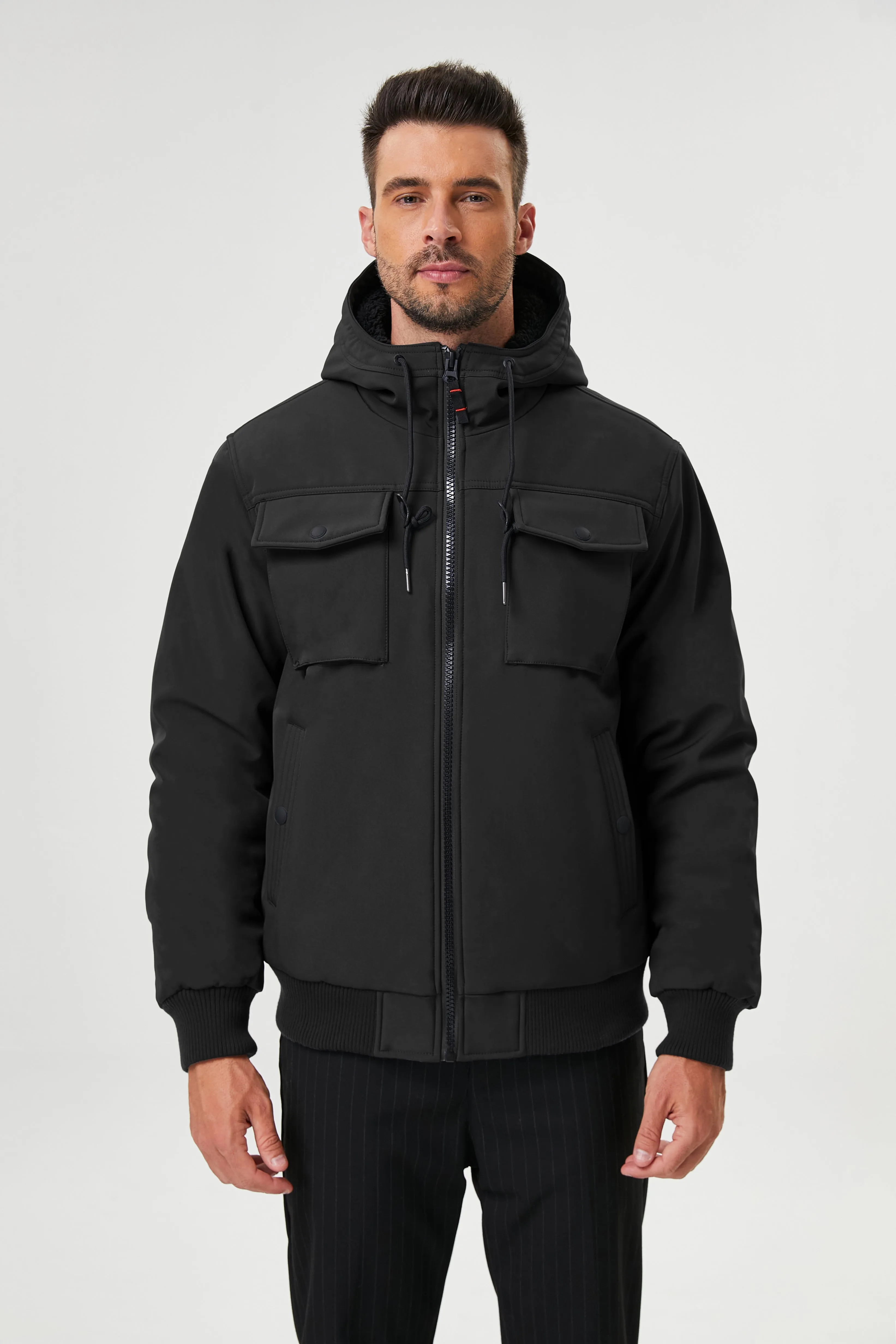 Marine Sherpa Lined Softshell Bomber