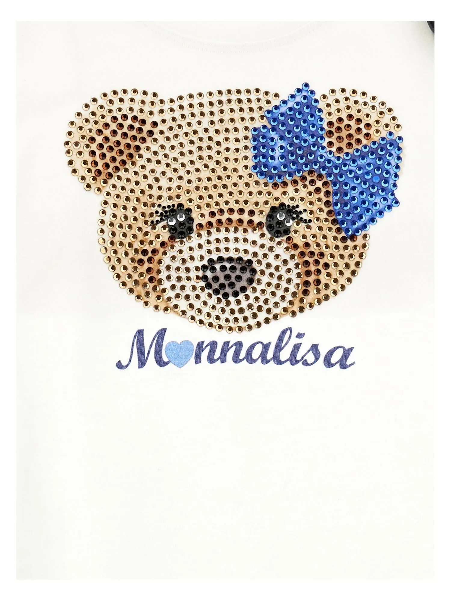 Monnalisa - Navy Teddy Short Set