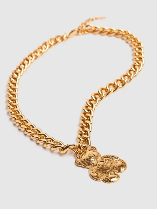 Moschino   Archive Teddy Bear long necklace 