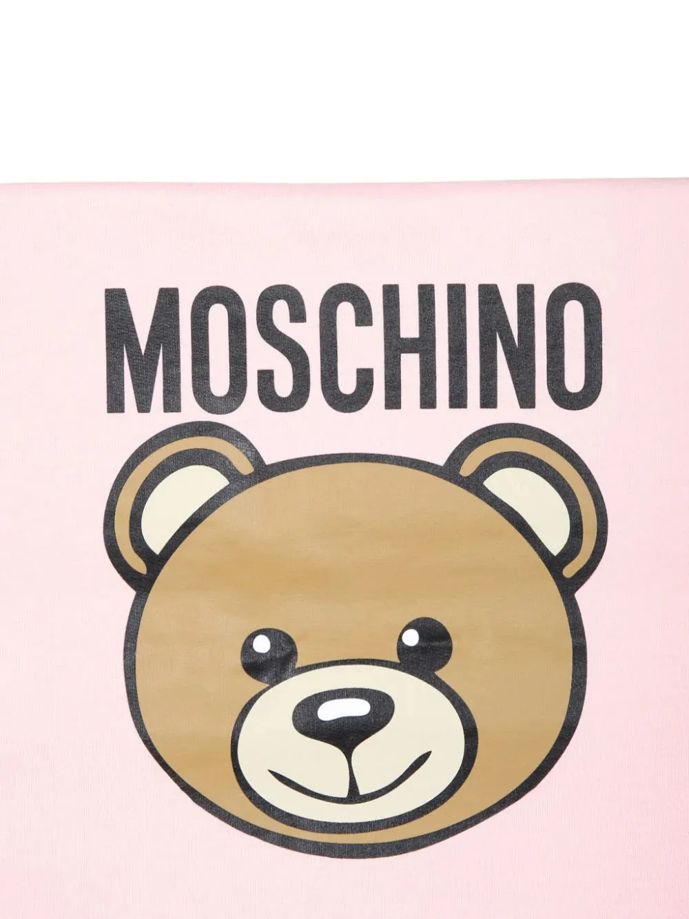 Moschino Baby Logo Print Cotton Blanket