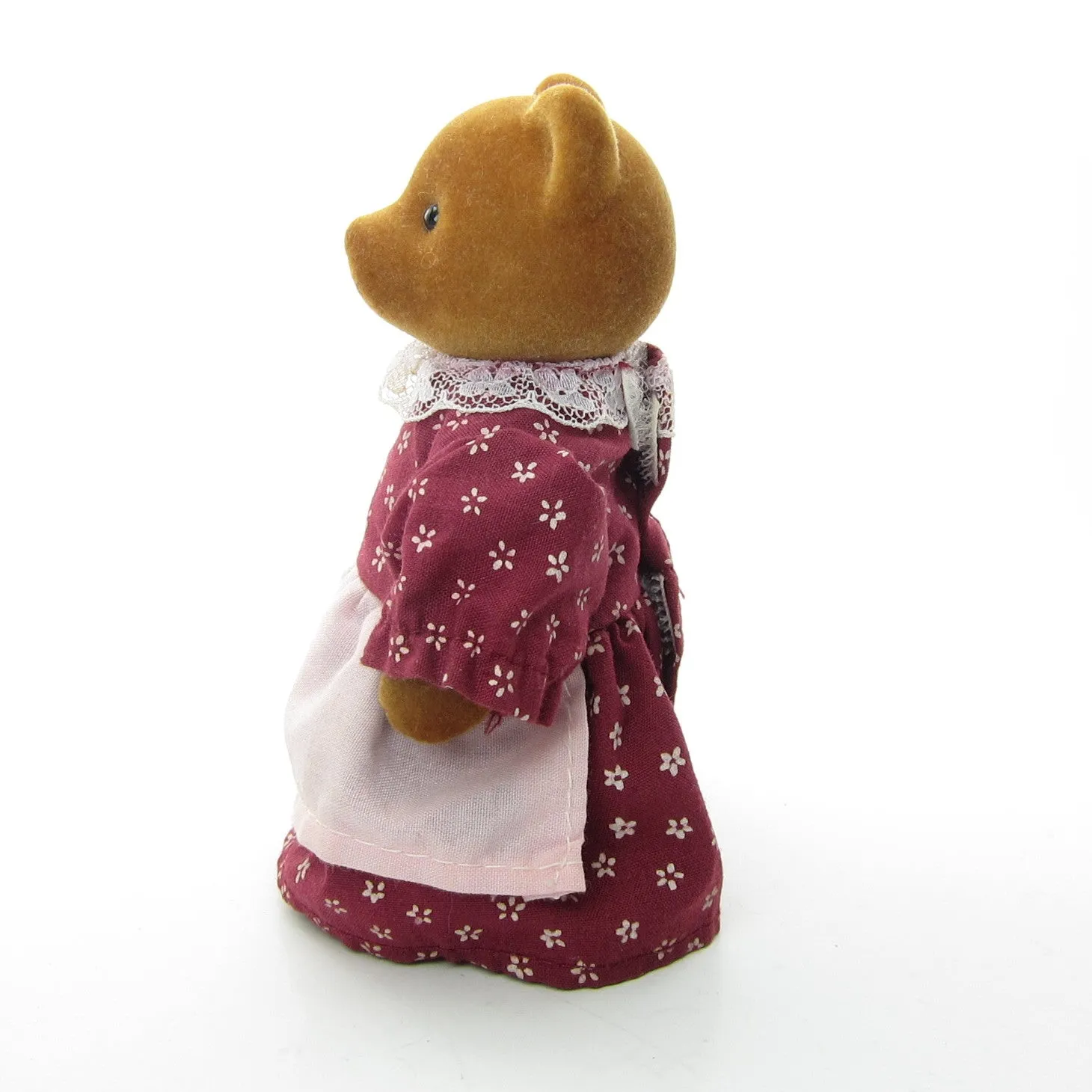 Mother or Momma Bear Figure Flocked Toy from Teddy Bear Story