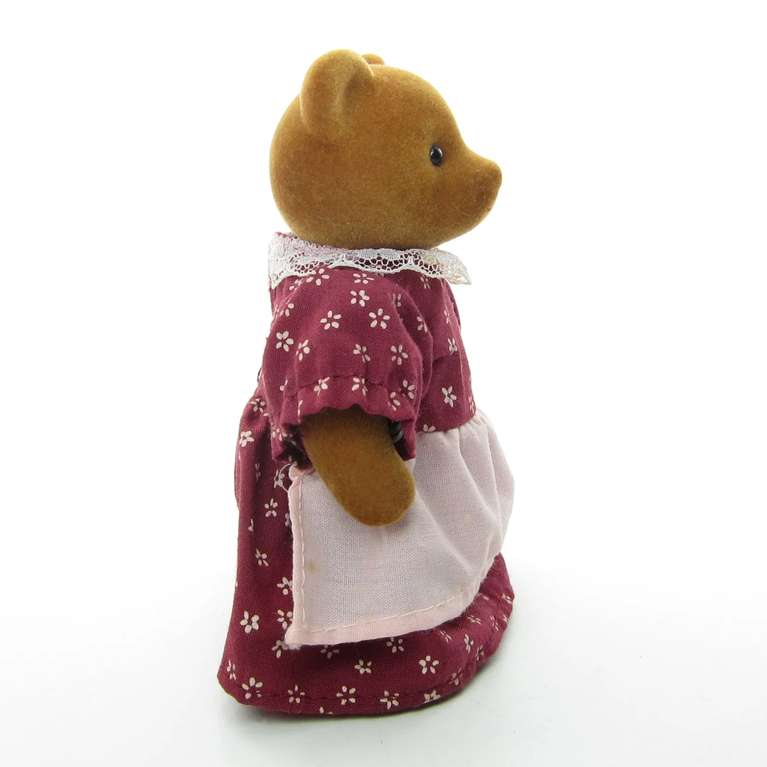 Mother or Momma Bear Figure Flocked Toy from Teddy Bear Story