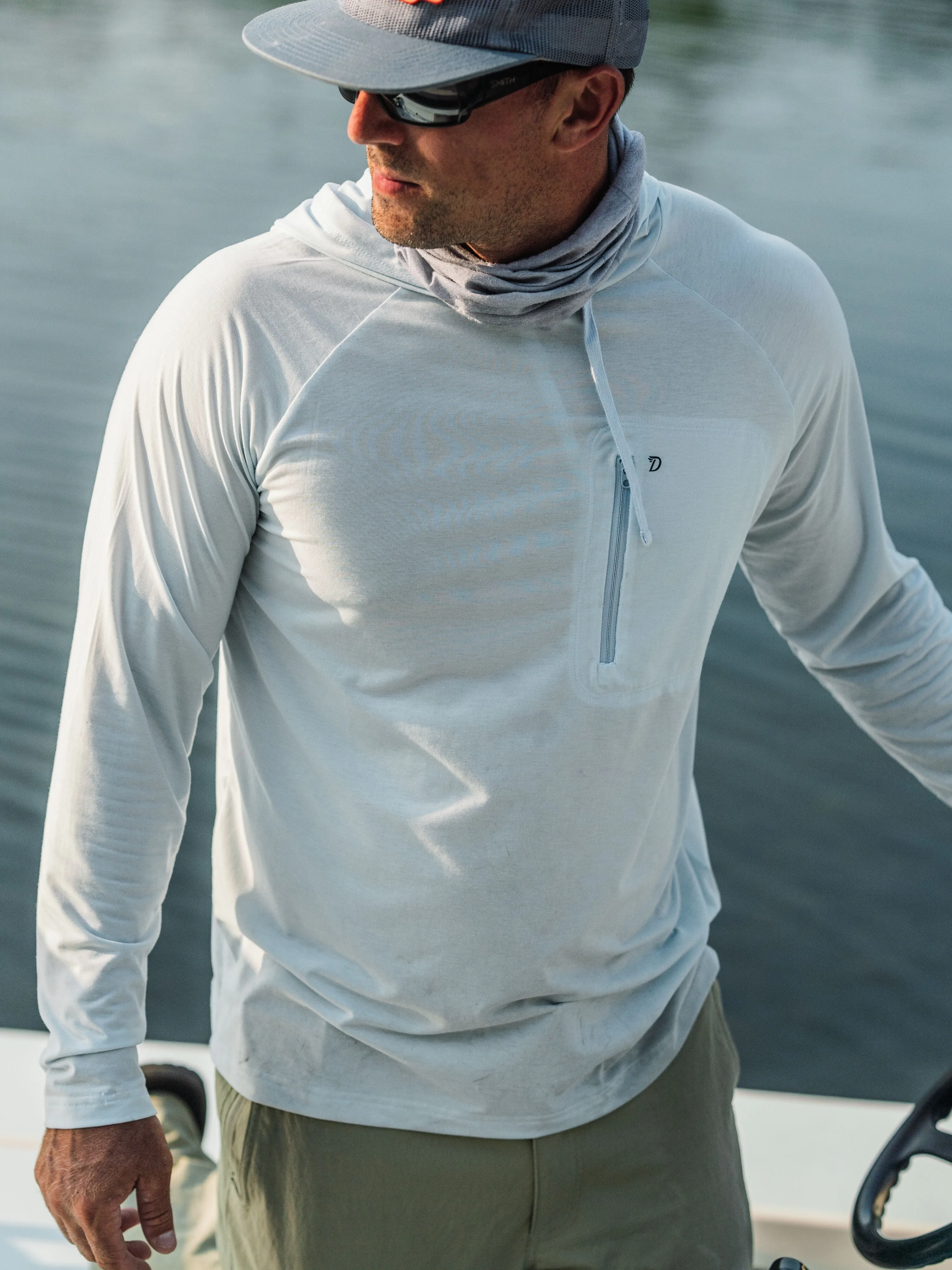 M's Lightweight Performance drirelease® Hoodie - Ice Water