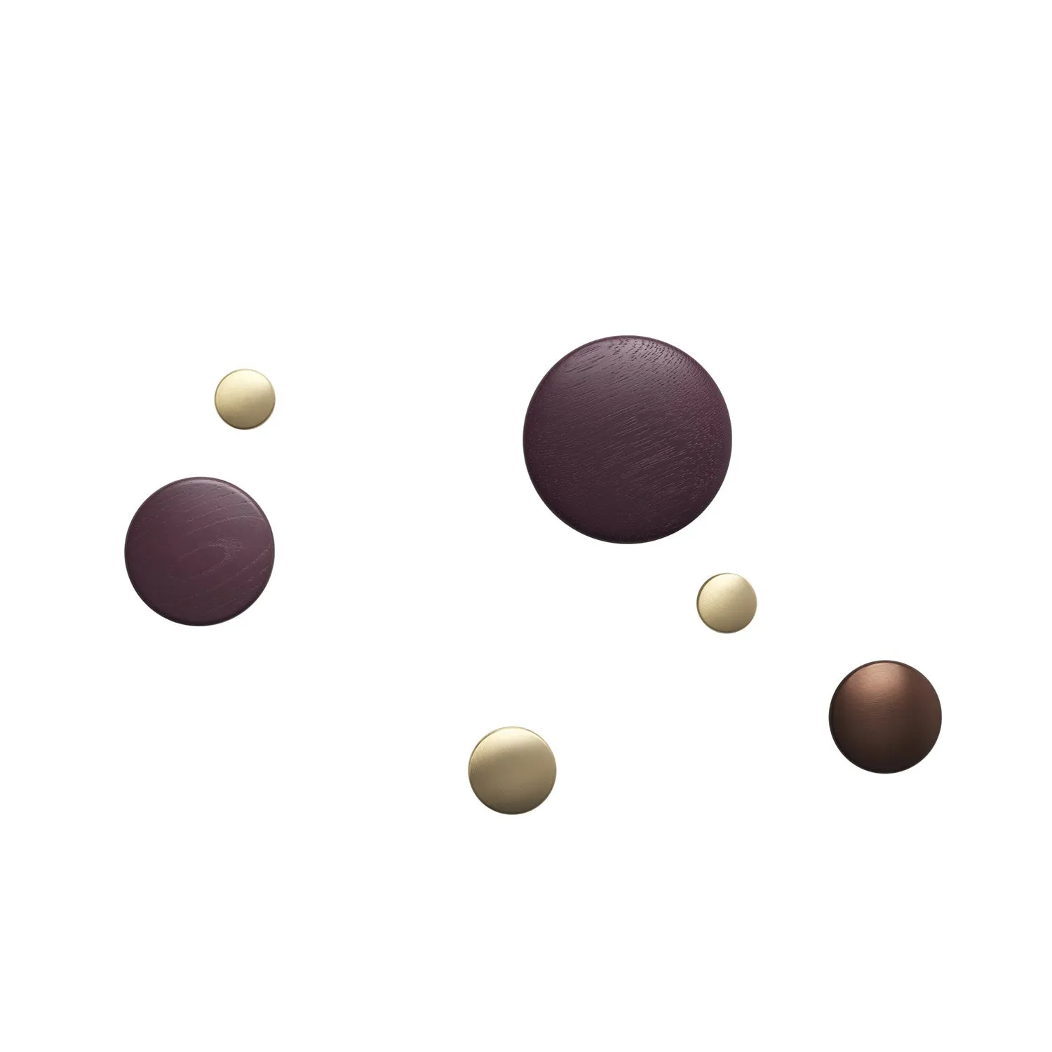 muuto | dots wood | burgundy