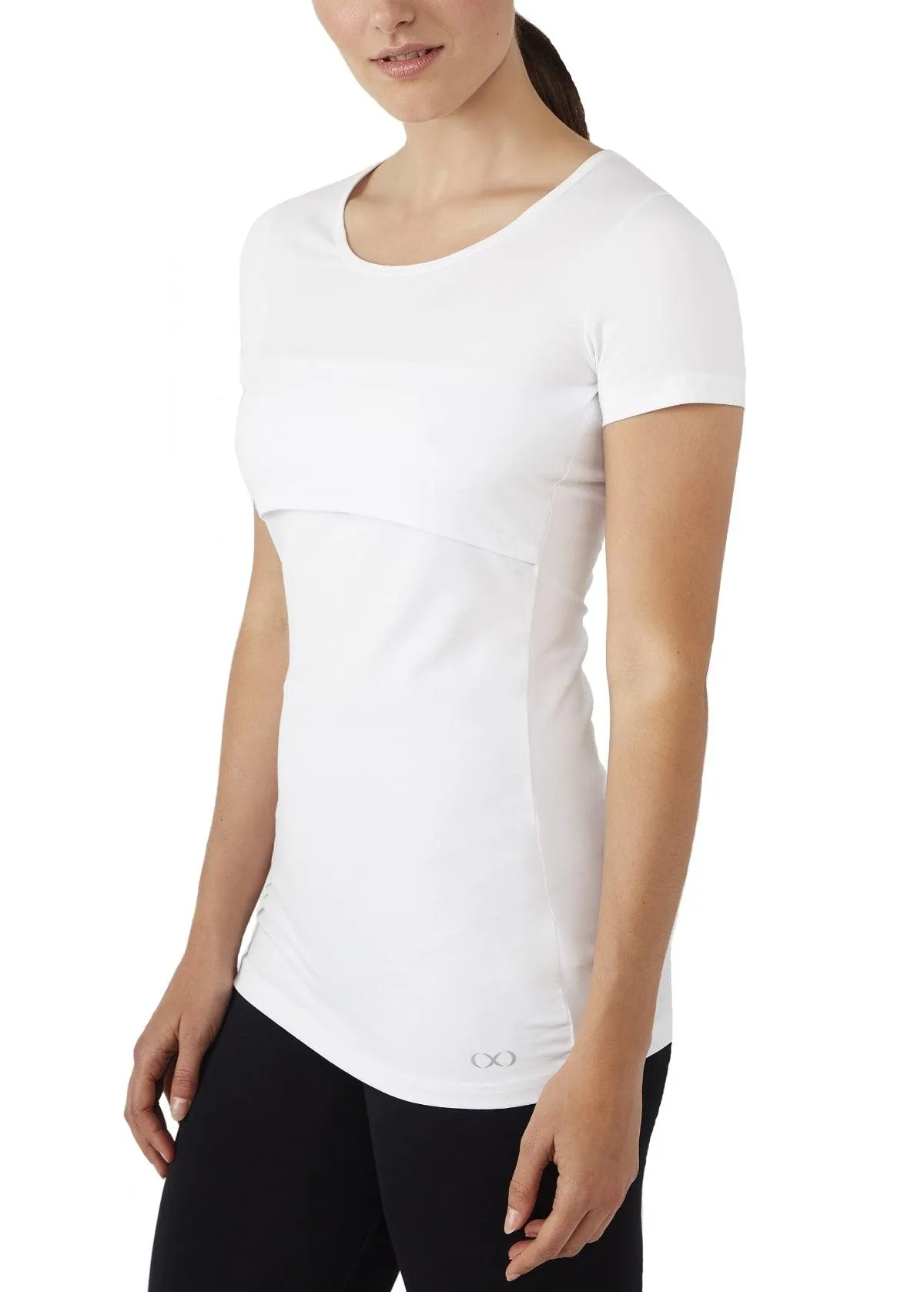 Nia Short Sleeves Round Neck Nursing Top