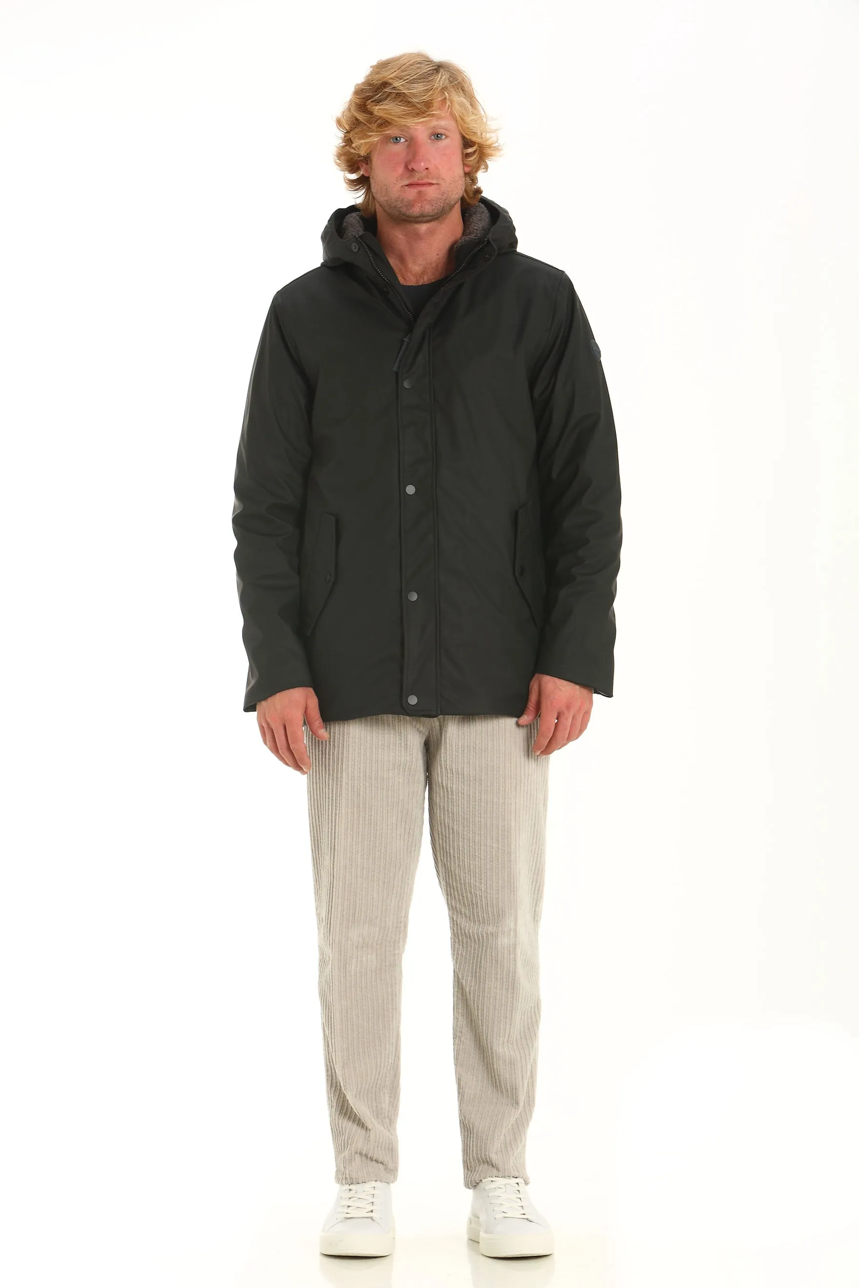 PORTSMOUTH - Rain Jacket With Sherpa Lining