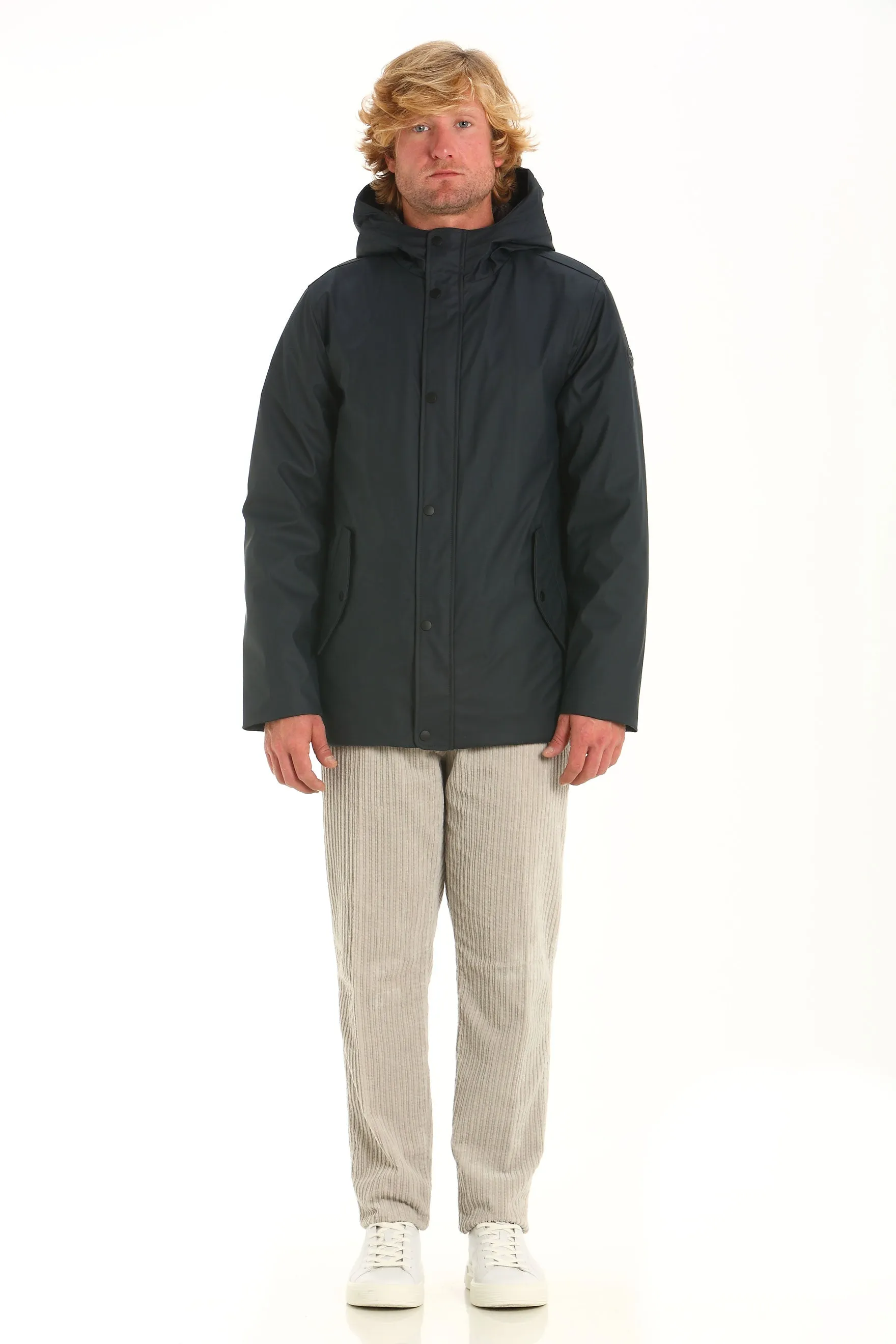 PORTSMOUTH - Rain Jacket With Sherpa Lining