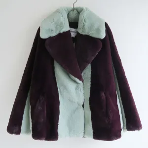 SALE 60%OFF ! <br/>【jakke/ジャッキー】<br>RITA COAT (BURGUNDY MINTSTRIPE) <br>J1800C11