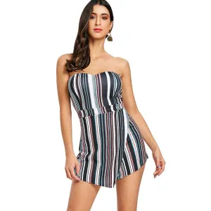 SAVANNAH’S STRIPED JUST RIGHT ROMPER