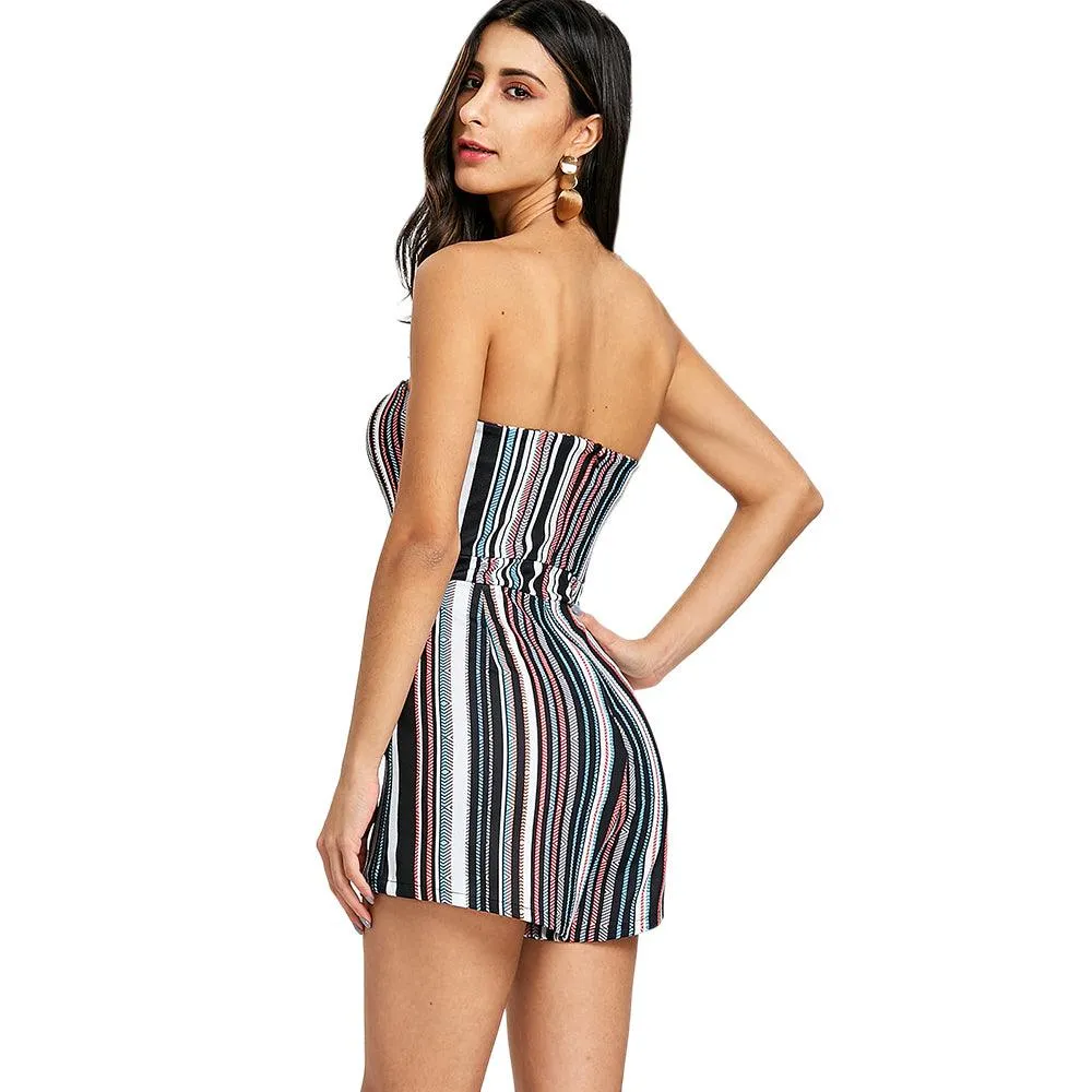 SAVANNAH’S STRIPED JUST RIGHT ROMPER