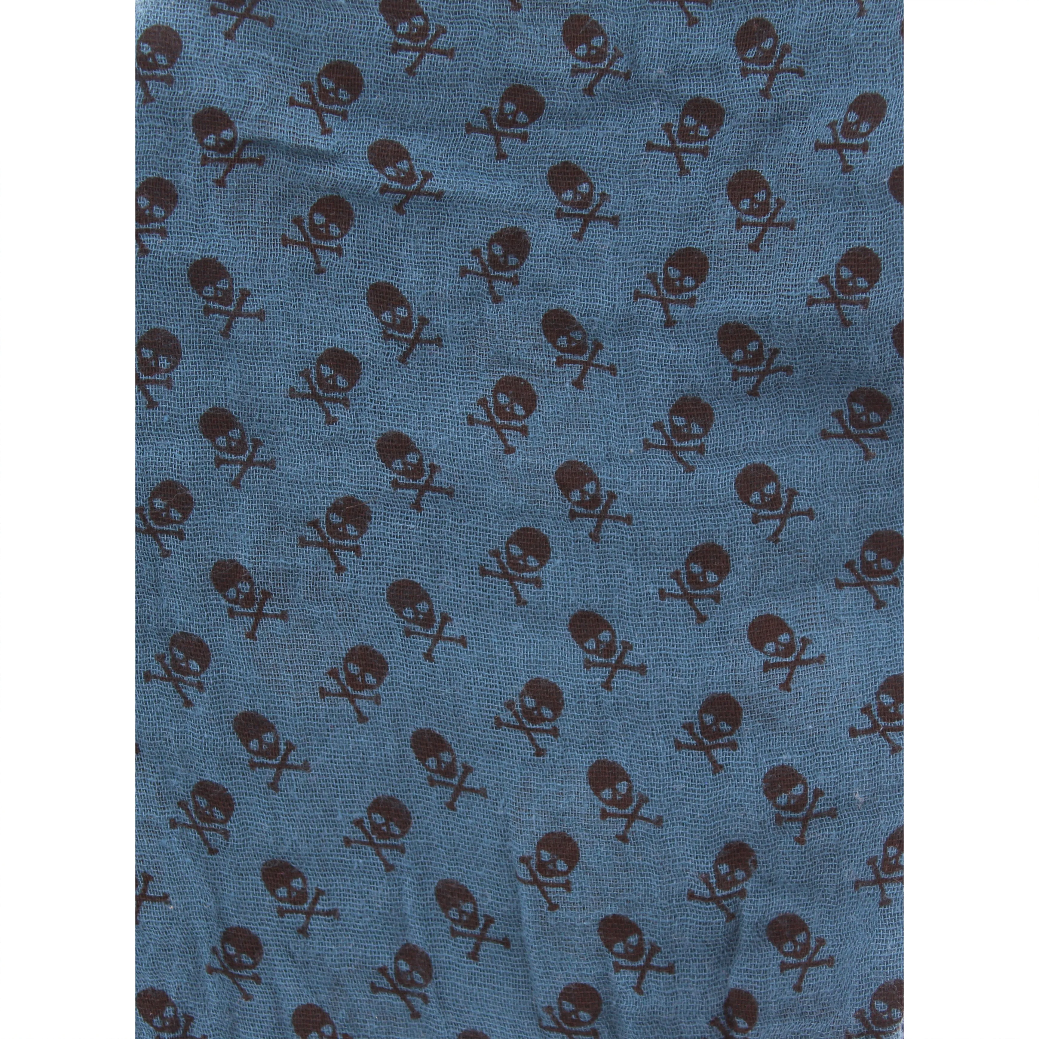 Skull & Crossbones Reversible Triangle Scarf