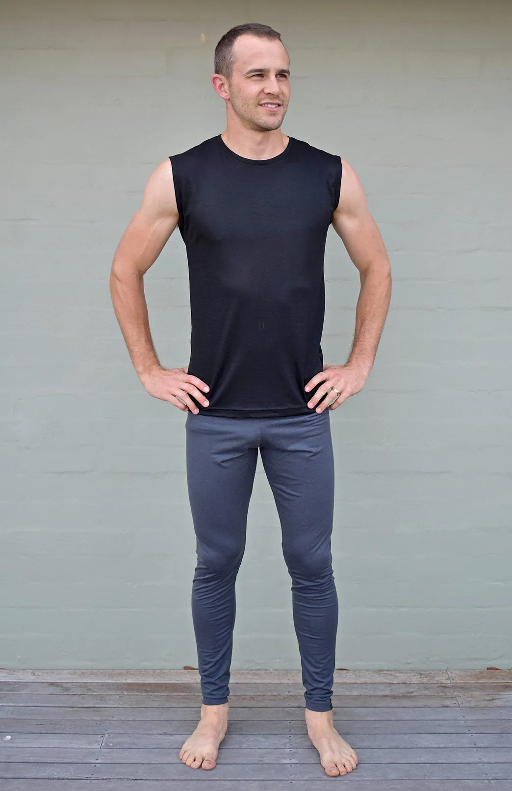 Sleeveless Crew Neck Top