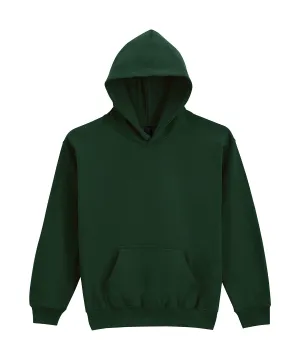 Softstyle midweight fleece youth hoodie | Forest Green