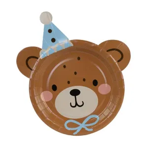 Teddy Bear Party Plates x 6