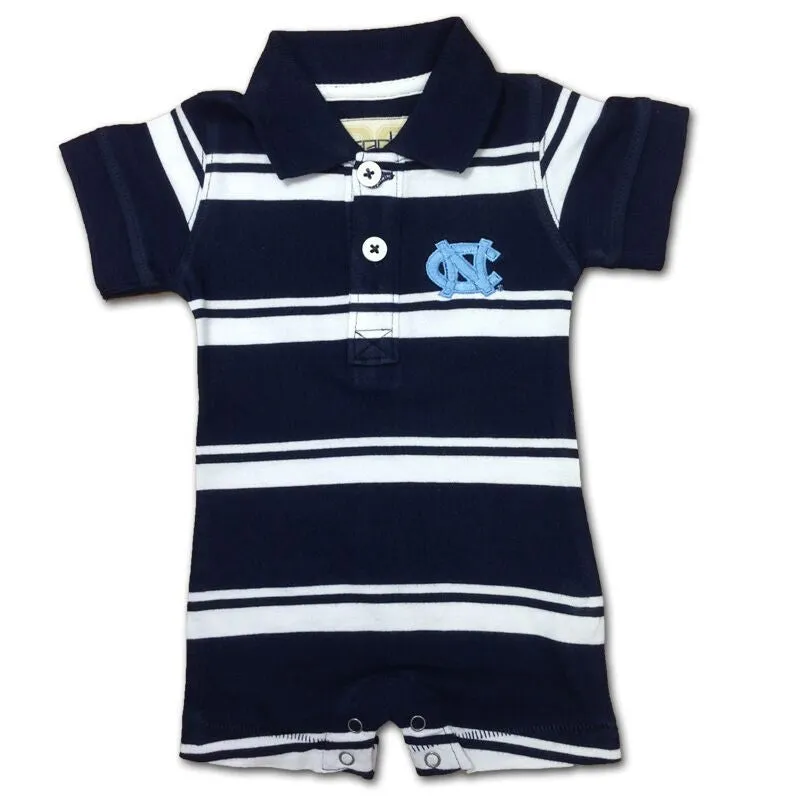 UNC Tarheels Baby Striped Romper