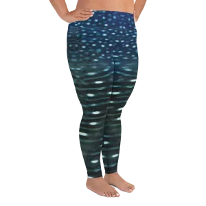 Whale Shark Plus Size Leggings (Warehouse)