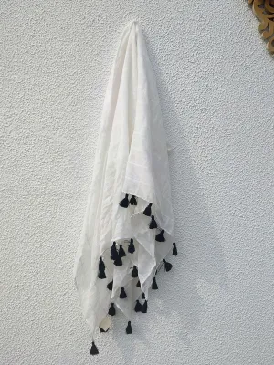 White Mul Scarf